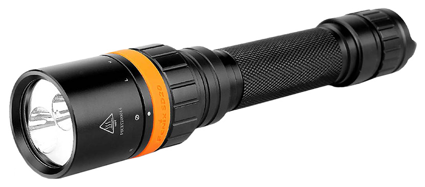 фото Фонарь для дайвинга fenix sd20 черный