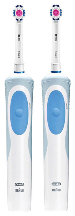 фото Зубная щетка электрическая braun oral-b vitality d12.513 3d white 1+1