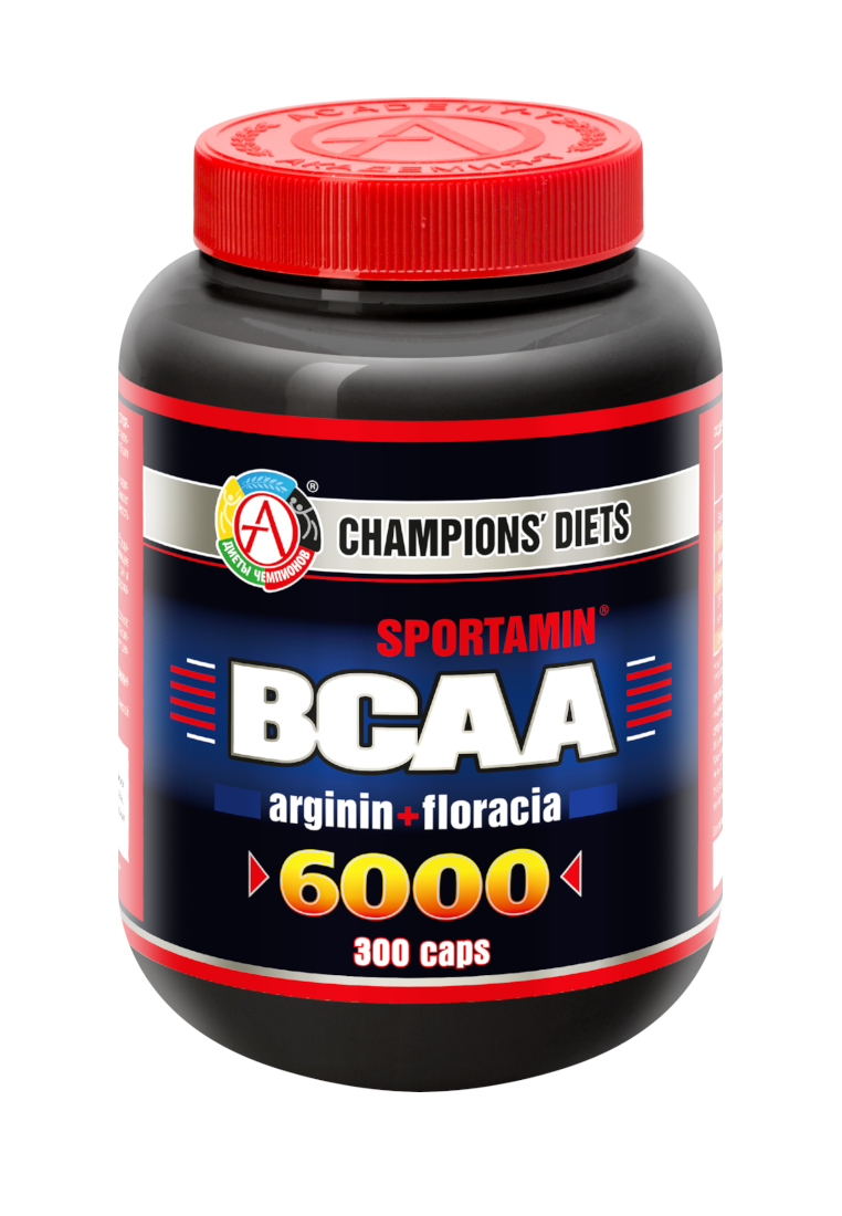 фото Академия-т bcaa 6000 sportamin 300 капсул без вкуса