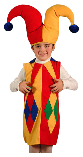фото Карнавальный костюм бока клоун, цв. разноцветный р.104