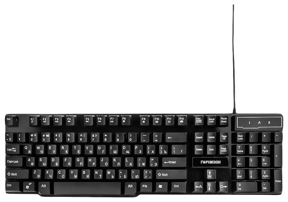 

Игровая клавиатура Гарнизон GK-200G Black, GK-200G