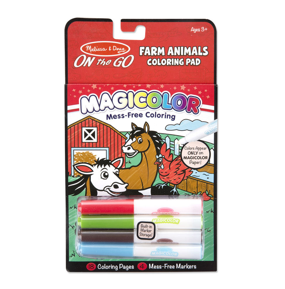 

Раскраска Magicolor Животные с фермы Melissa and Doug