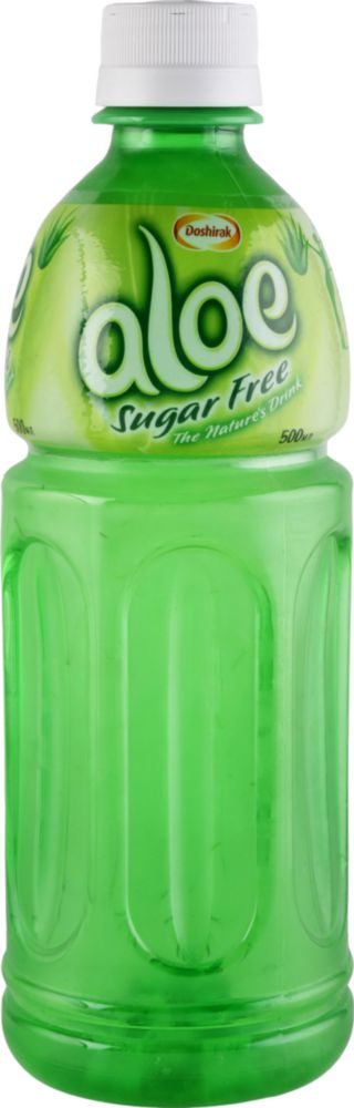 Напиток Doshirak aloe sugar free с натуральными кусочками алоэ 500 мл Южная Корея