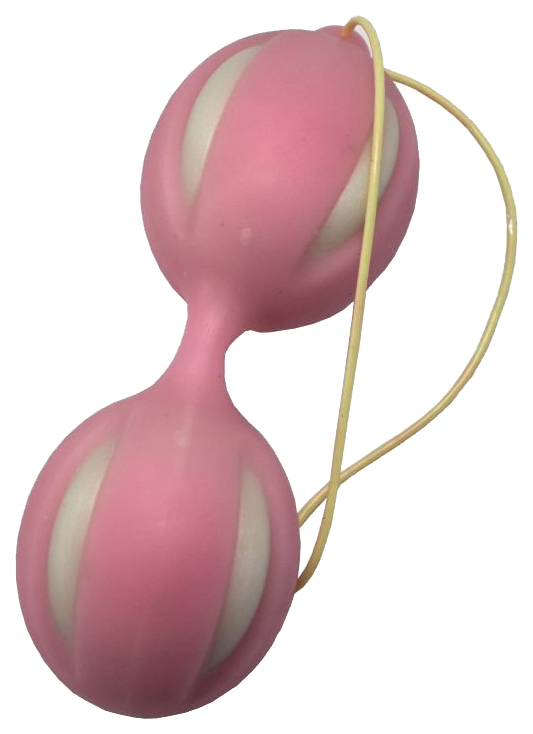 фото Розовые вагинальные шарики для тренировки интимных мышц eroticon