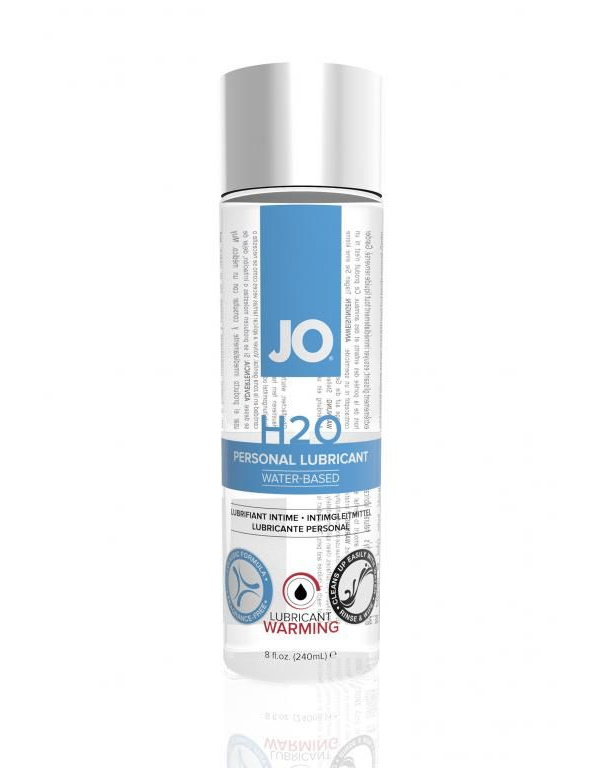 фото Гель-смазка jo personal lubricant h2o warming на водной основе 240 мл system jo