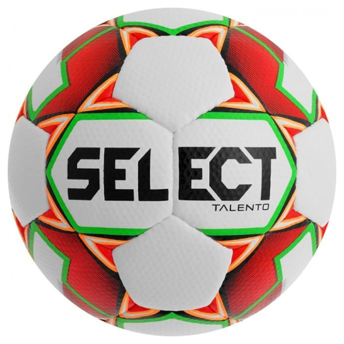 фото Футбольный мяч select talento №5 white/red/green