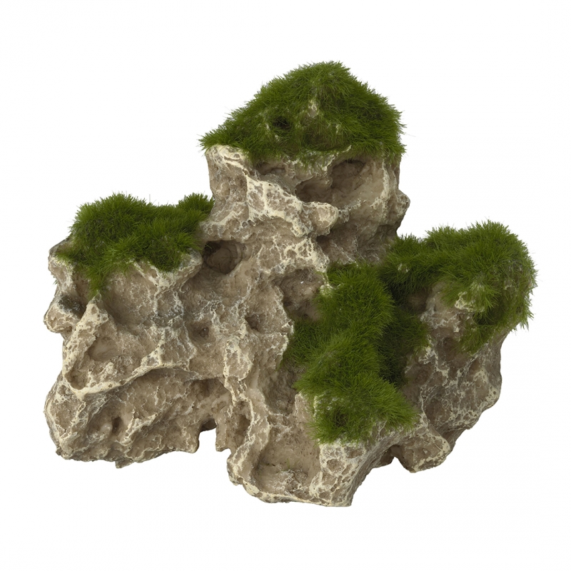 фото Камень для аквариума aqua della moss rock 3, полиэфирная смола, 9х17х25 см