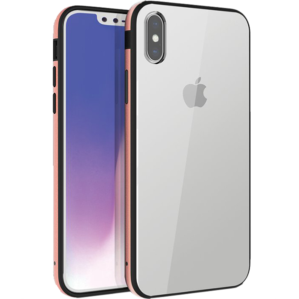 

Чехол Uniq Valencia Clear для iPhone Xs Max золотой (Blush Gold)