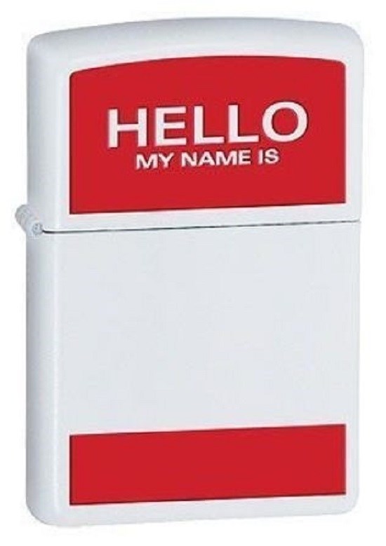 

Бензиновая зажигалка Zippo Hello 24809 White Matte, Hello 24809