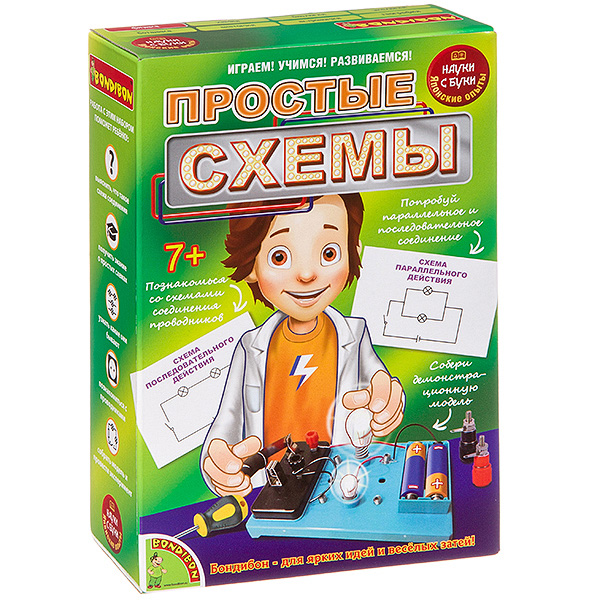 

Французские опыты "Науки с Буки. Простые схемы", арт. EK-D052