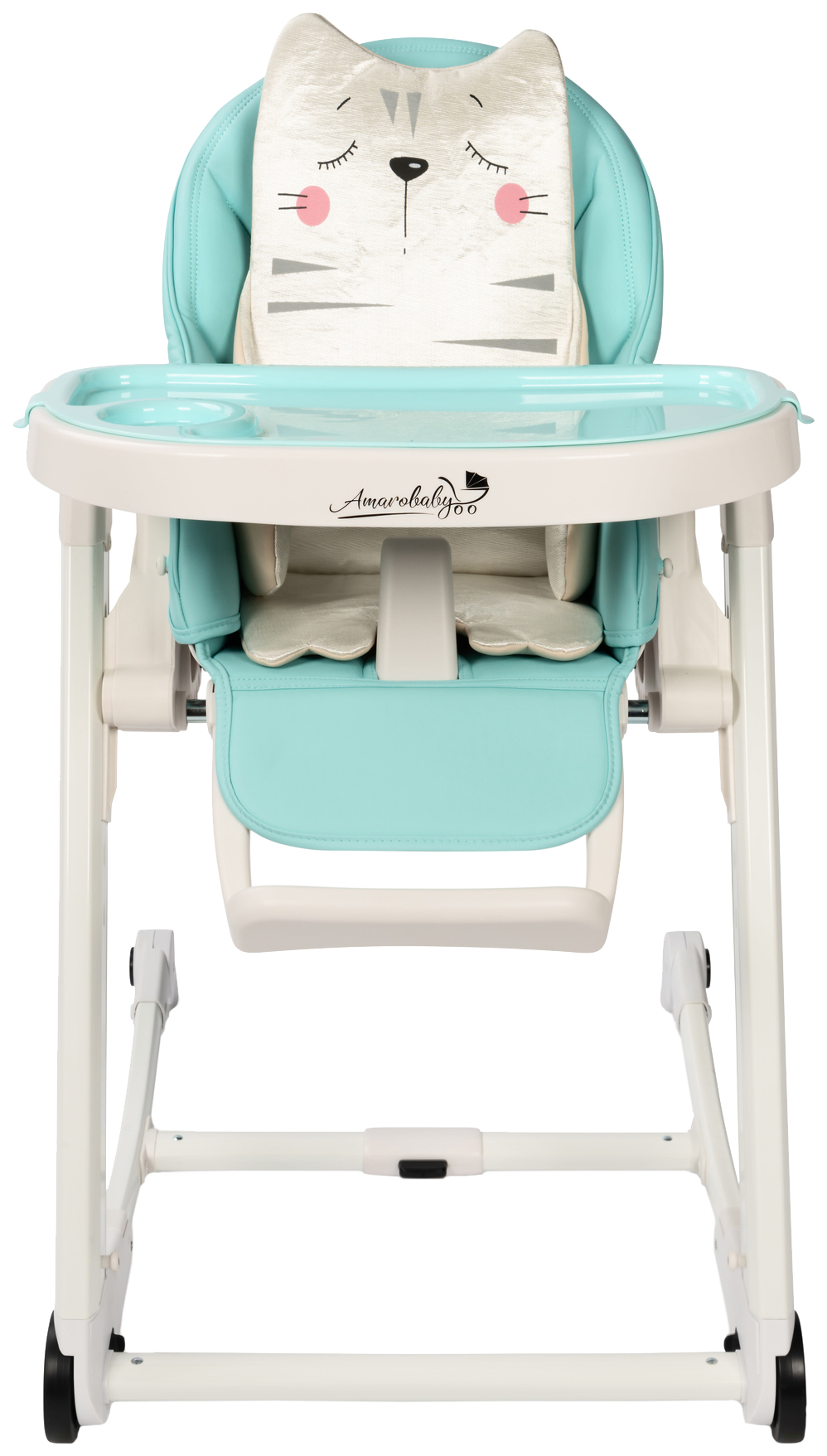 фото Стул для кормления amarobaby rocking baby mint