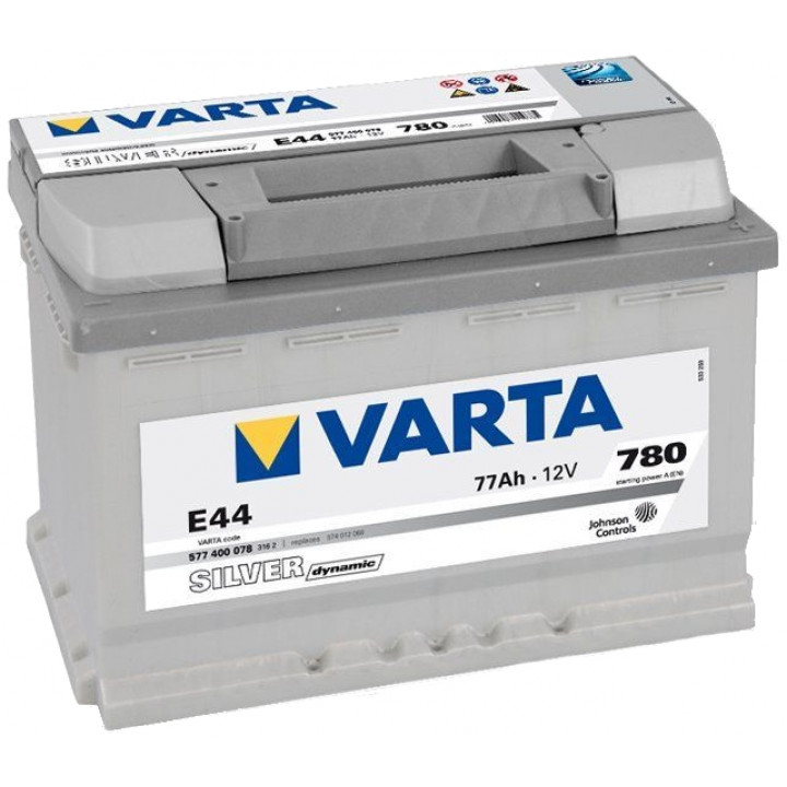 фото Аккумулятор varta silver e44 77r 780a 278x175x190 577400078