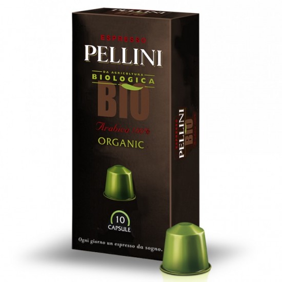 Кофе в капсулах POD Pellini organic 12 BIO 10 капсул