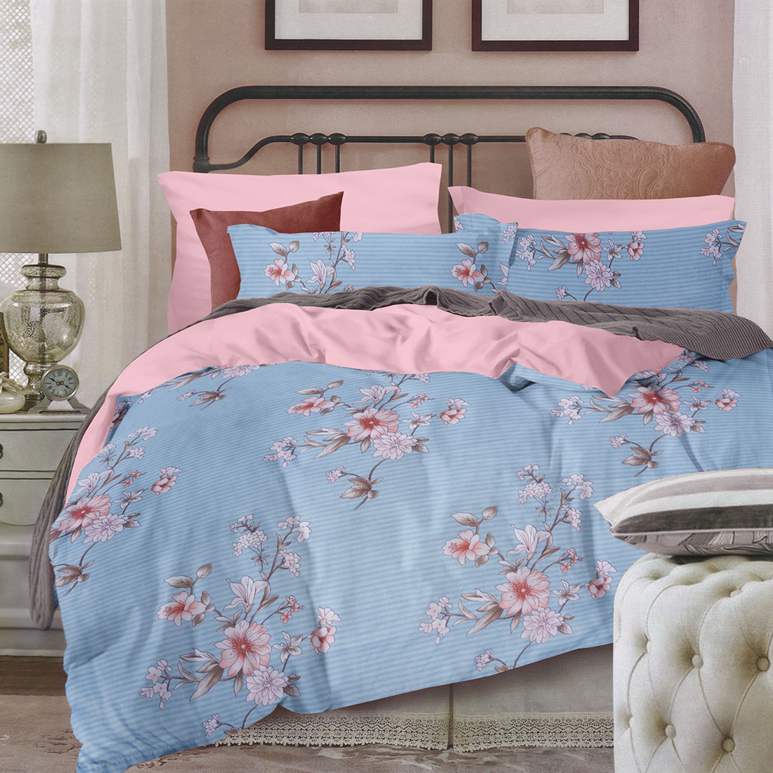 

Постельное белье Bonne Journee Bouquet Claire / Клэр 2 сп. евро