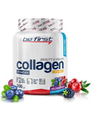 Collagen Vitamin C Be First 200 г лесные ягоды 979₽