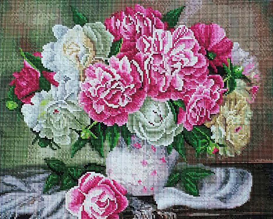 

Алмазная вышивка Painting Diamond Пышный букет, 40x50 см, Пышный букет