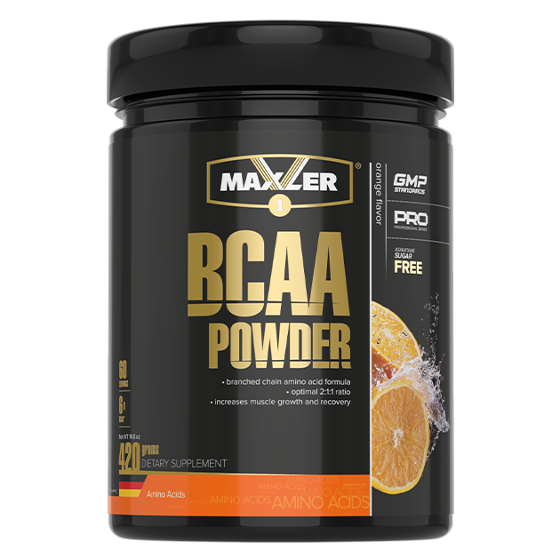 фото Maxler bcaa powder 2:1:1 sugar free 420 г orange