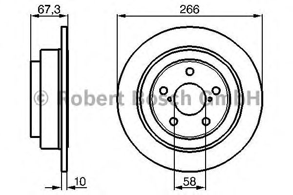 фото Тормозной диск bosch 0986478799