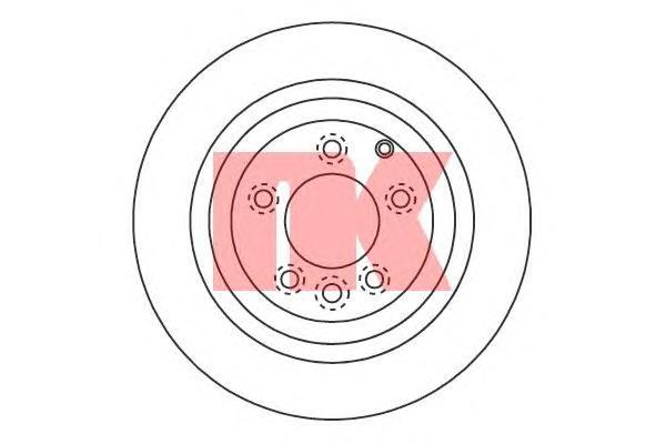 фото Тормозной диск nk 2047138