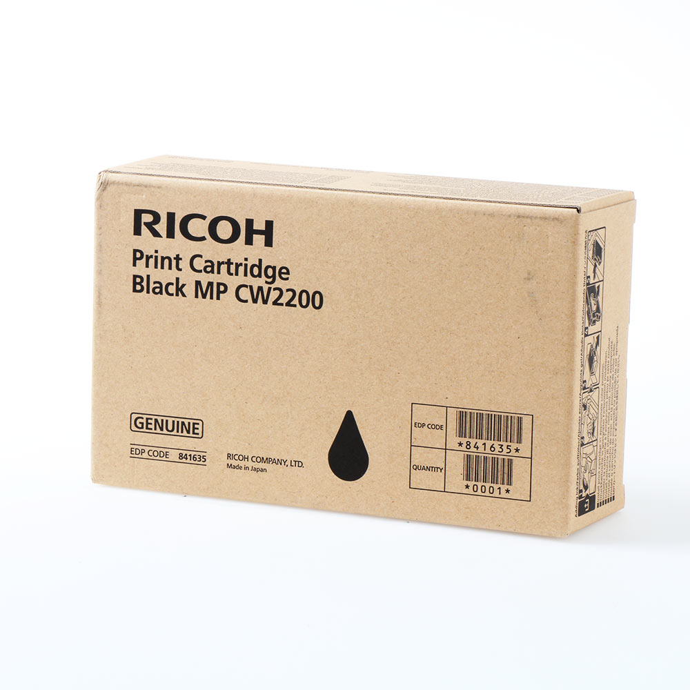 

Картридж для струйного принтера Ricoh MP CW2200, черный, оригинал, 841635