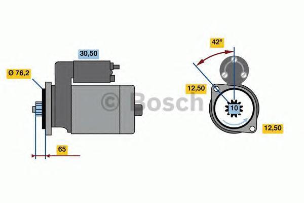 

Стартер BOSCH 0986020270
