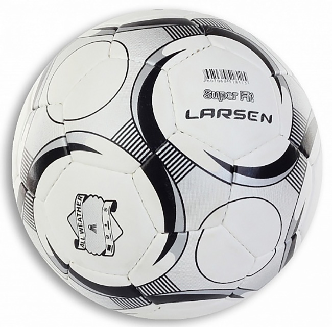 фото Футбольный мяч larsen superfit №5 white