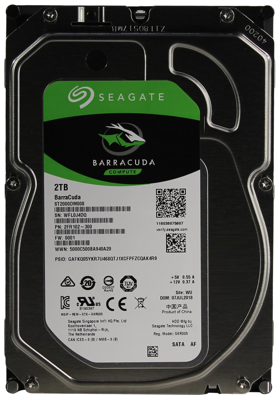 фото Внутренний жесткий диск seagate barracuda 2tb (st2000dm008)