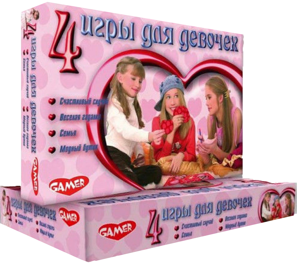 

Семейная настольная игра Dream makers 4 игры для девочек 1163Н