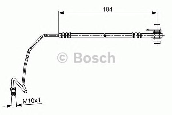 фото Шланг тормозной системы bosch 1987481534