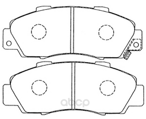 

Тормозные колодки FIT передние для Honda Accord 1991-1998, CR-V 1995-2002 FP0503