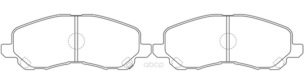 

Колодки тормозные FIT FP0866