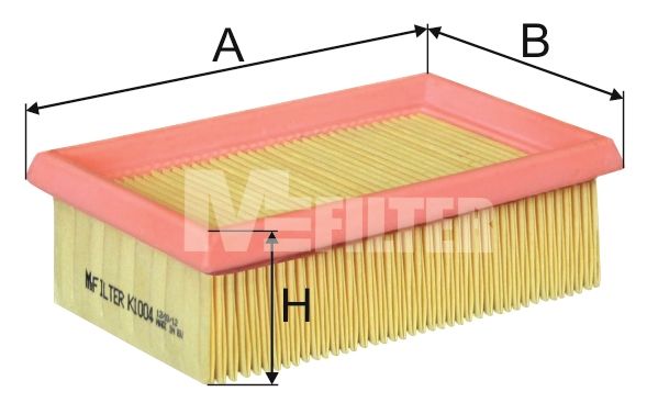 

Фильтр воздушный MFILTER K 1004