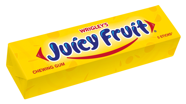 фото Жевательная резинка juicy fruit 13 г 20 штук