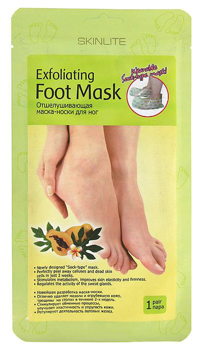 Купить Маска для ног Skinlite Exfoliating Foot Mask Размер 35-40 1 пара