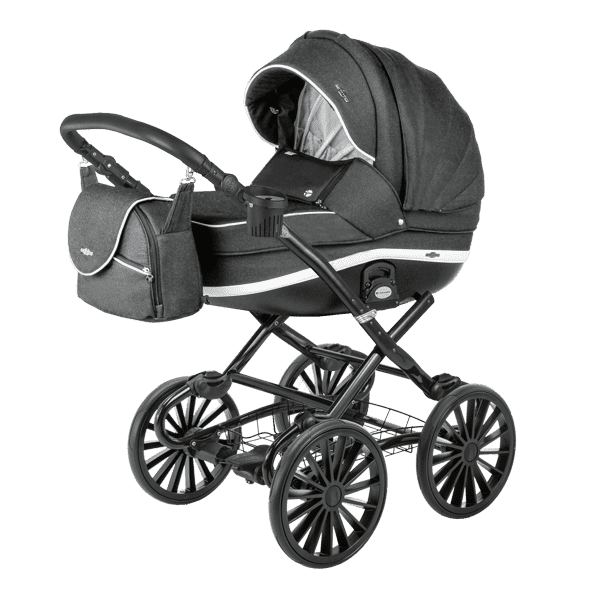 Коляска Bebe-mobile Ines 2 в 1 цвет R11 white, black