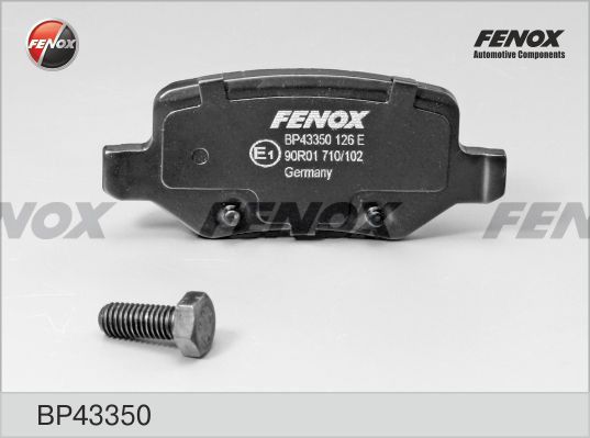 

Комплект тормозных колодк FENOX BP43350
