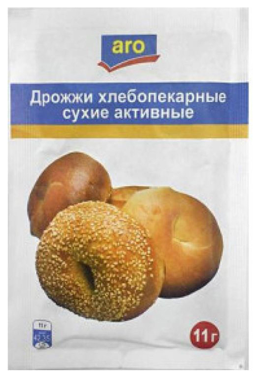 

Дрожжи Aro хлебопекарные активные 11 г 5 штук
