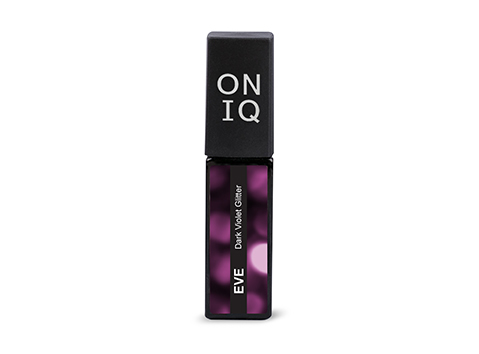 

Гель-лак Oniq Eve 126 Dark Violet Glitter, 6 мл