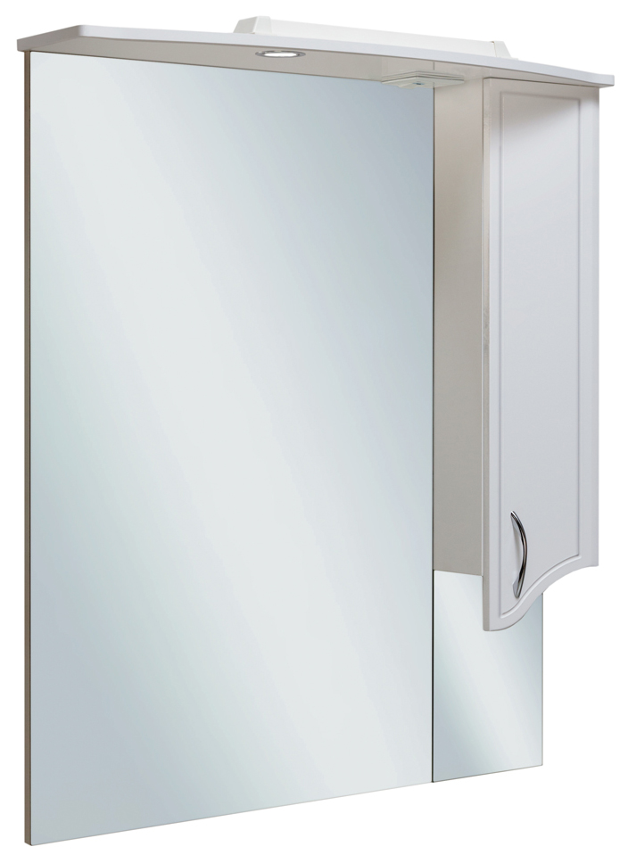 Зеркальный шкаф для ванной Руно 449585 распашной шкаф гарда 10 ясень таормино без полок
