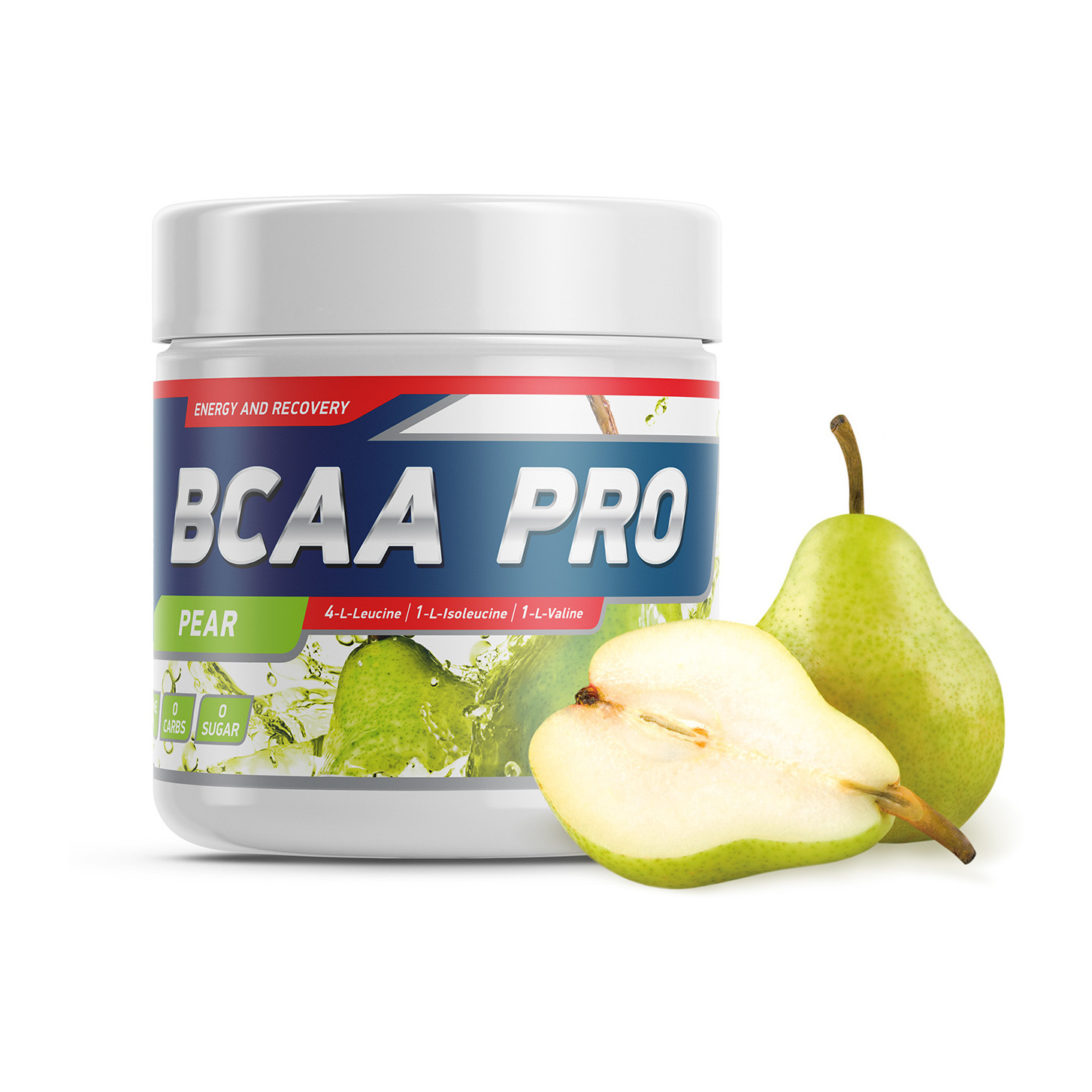 GeneticLab Nutrition Pro BCAA 500 г, груша