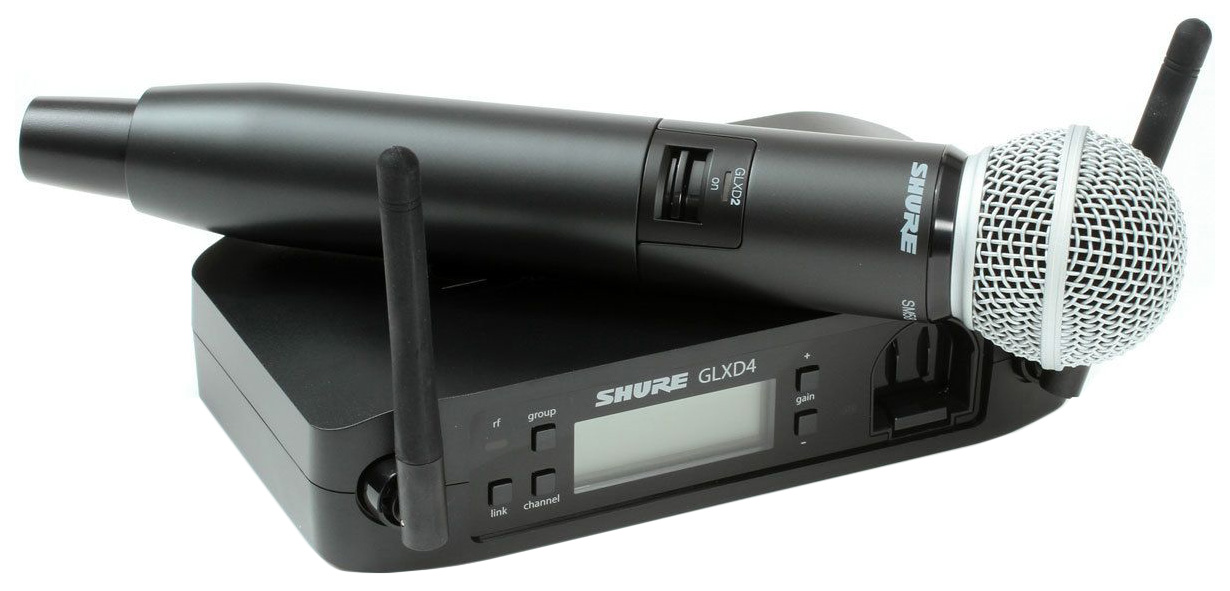 

Рэковая цифровая радиосистема Shure GLXD24RE/SM58 GLXD Advanced с ручным передатчиком SM58, GLXD24RE/SM58