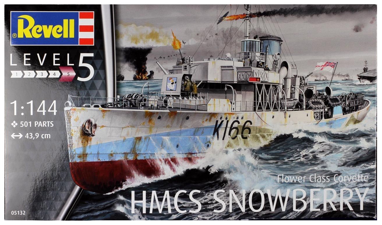 

Модели для сборки Revell Flower Class Corvette - HMCS Snowberry