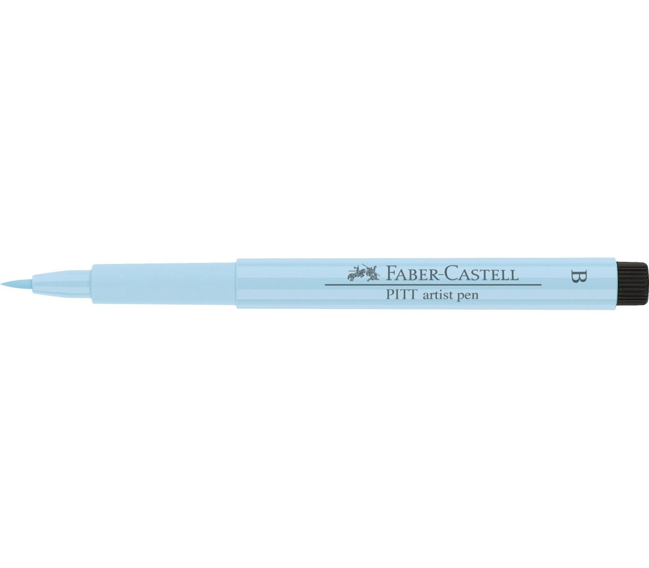 фото Капиллярная ручка "pitt artist pen brush", ледово-синяя faber-castell