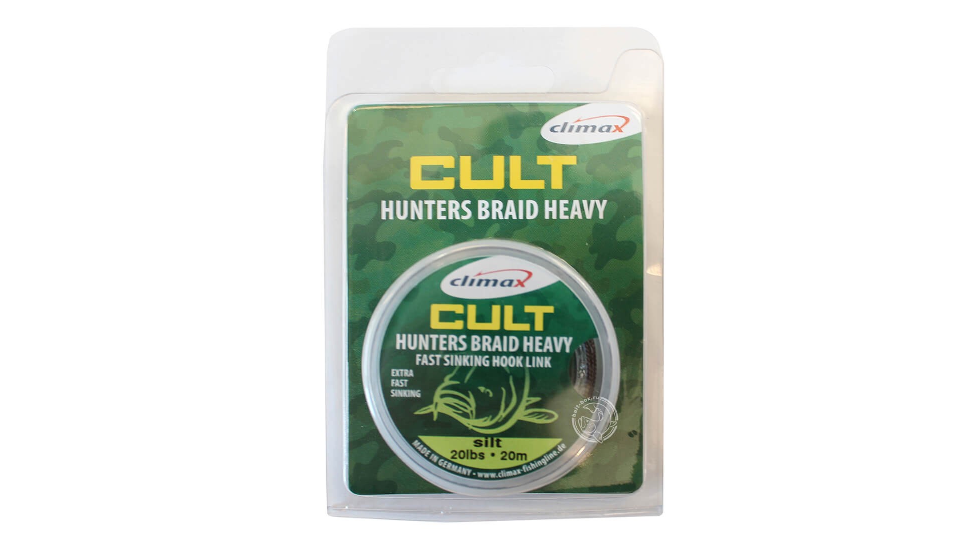 

Поводковый материал Climax Cult Hunters Braid 20 м 9,1 кг, Cult Hunters Braid