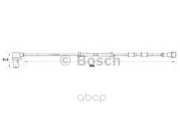 

Датчик автомобильный BOSCH 0265006223