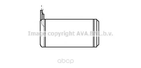 фото Радиатор охлаждения двигателя ava lc6032