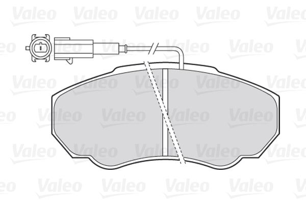 

Комплект тормозных дисковых колодок Valeo 301568