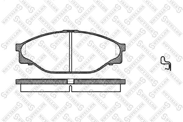 

Тормозные колодки Stellox дисковые 423020SX
