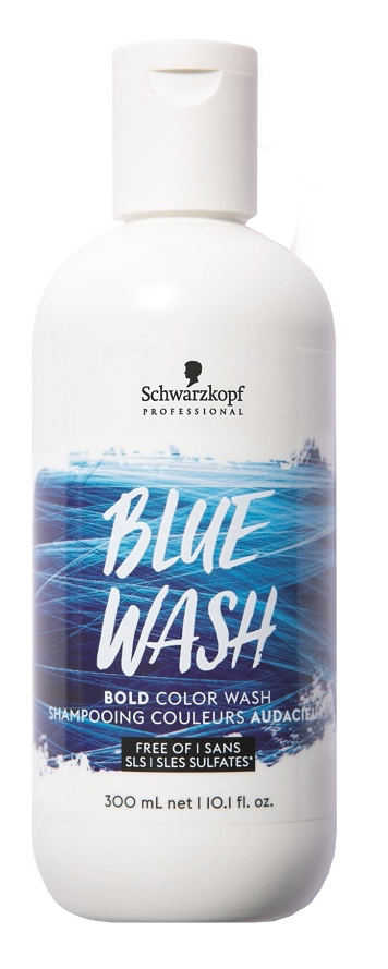 фото Тонер для волос schwarzkopf color wash blue синий 300 мл schwarzkopf professional