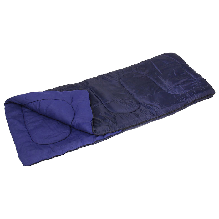 Спальный мешок Чайка СО3 синий, двусторонний